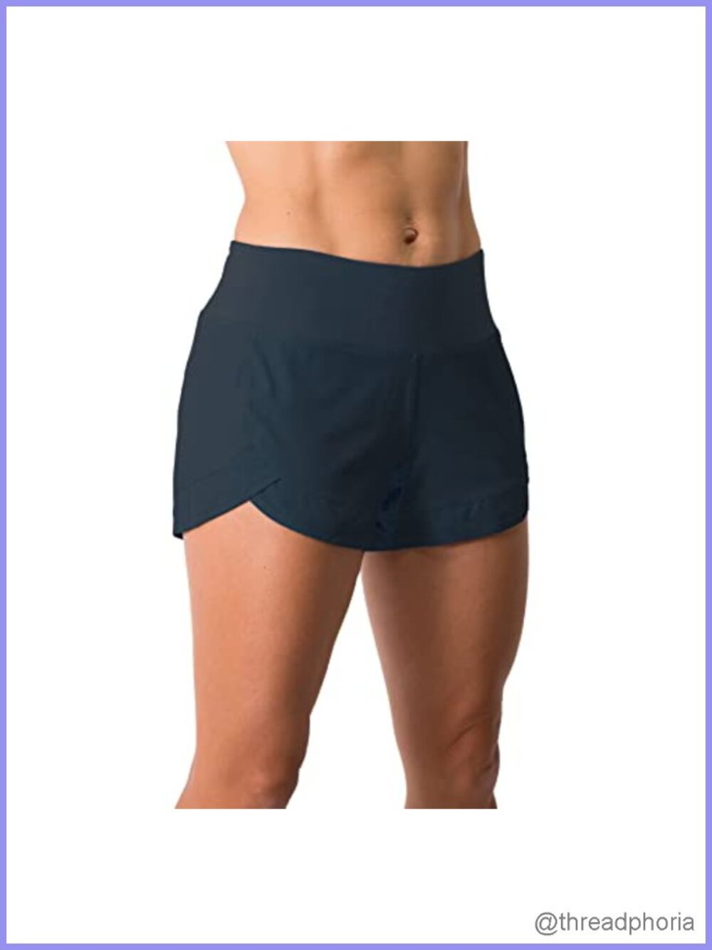 Tough Mode Women's Lightweight Running WOD Volleyball Shorts Mesh Liner Zip